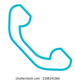 simple outline smartphone ui icon design
