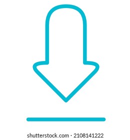 simple outline smartphone ui icon design