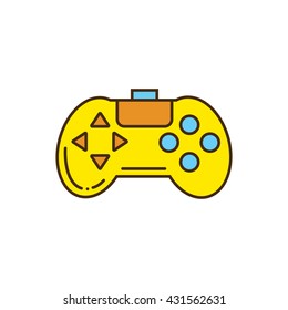 Simple Outlined Game Pad Icon