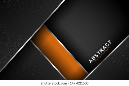 Simple overlapping layers background with cool shapes