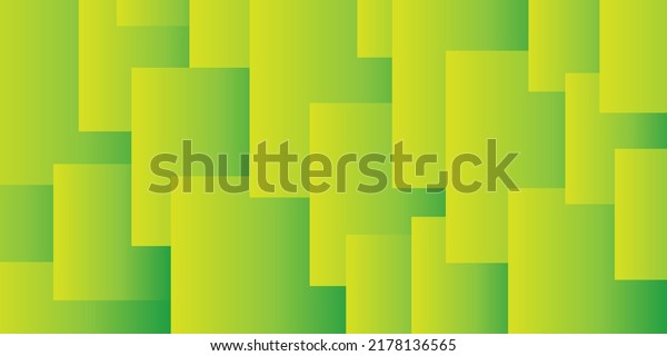 Simple Overlapping Rectangular Tiled Frames of\
Various Sizes, Colored in Shades of Green - Geometric Shapes\
Pattern, Gradient Texture on Wide Scale Background - Design\
Template in Editable\
Vector