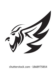 Simple owl creative logo design
