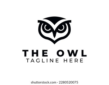 Simple Owl Logo Design Vector