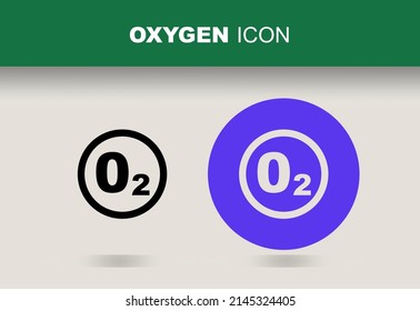 Einfache Oxgen-Vektorgrafik-Design