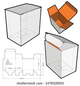 Selfassembling Folding Box Ease Assembly No Stock Vector (Royalty Free ...