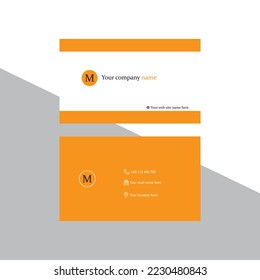 Simple pad business card template