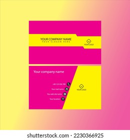Simple pad business card templatr .