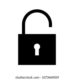 Simple Padlock Icon Vector