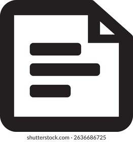 Simple page document icon, great for generic file uses.