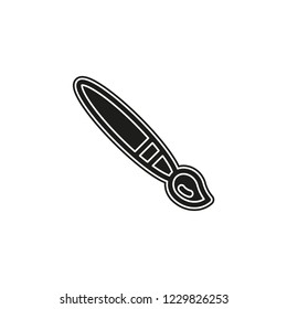 Simple Paint Brush Vector Icon