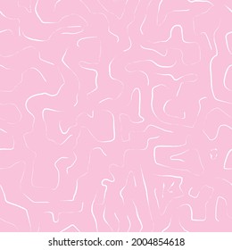Simple painterly vector repeat pattern background in pink