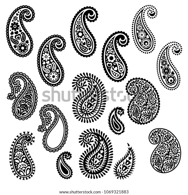 Simple Paisley Material it Simple Paisley Stock Vector (Royalty Free ...