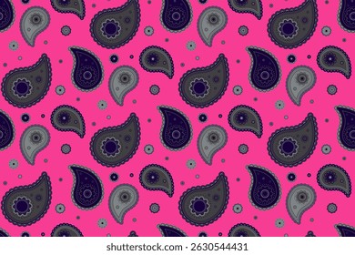 Simple paisley on fashionable contemporary. Template invitation of Indian cucumber curly. Floral pattern eternity with draw boteh. Tradition meditating a artistic textured.