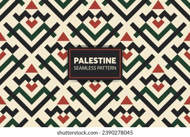 simple Palestinian embroidery pattern background. Great for presentations and slides. vector file.