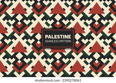 simple Palestinian embroidery pattern background. Great for presentations and slides. vector file.