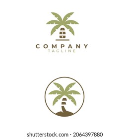 una palmera simple que forma la letra F