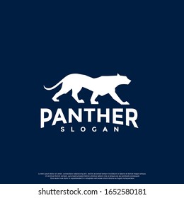 simple panther logo. modern icon, template design