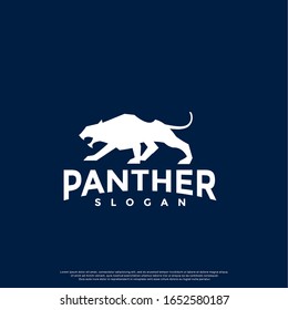 Simple Panther Logo Modern Icon Template Stock Vector (royalty Free 