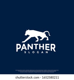 simple panther logo. modern icon, template design