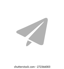 A Simple Paper Airplane Icon.