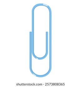 Simple Paper Clip Illustration, Icon, Stationery