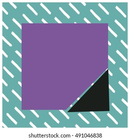 Simple paper cut stile background.
