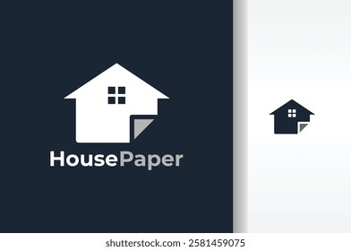 the simple paper house logo
