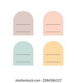 Simple Paper Tags Product Labels Collection