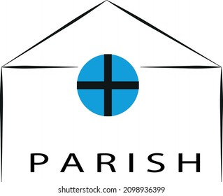 Simple Parish Church Logo Design