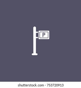 simple parking icon