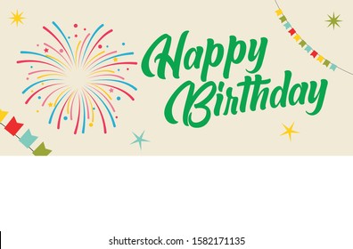 Simple Party Background. Good for banner, website, promotion, advertising, social media and more. Vector Illustrations.