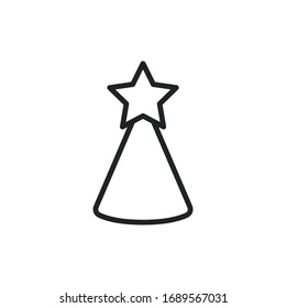 Icono de la línea del partido simple. Pictograma de trazo. Ilustración vectorial aislada en un fondo blanco. Símbolo de calidad superior. Signo de vector para aplicaciones móviles y sitios web.