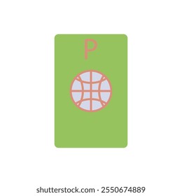 Simple pasport flat icon, airport documents, destination, vacation icon design illustration, isolated on white background. 