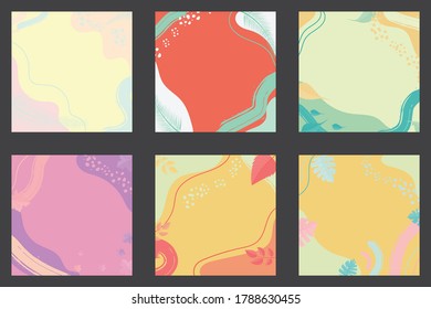 Simple Pastel Background for cosial media post