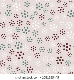 Simple pastel color abstract pattern vector seamless