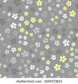 Sencillo vectorial floral de color pastel