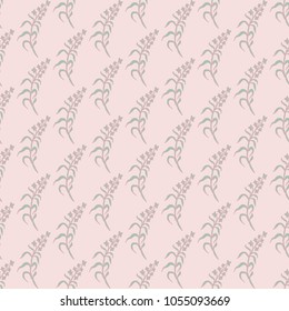 Simple pastel floral pattern
