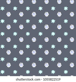 Simple pastel floral pattern