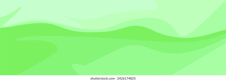 simple pastel green elegant wave flow abstract background