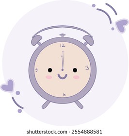 Simple pastel robot clip art in purple and cream, featuring a kawaii AI design. Perfect for tech projects, digital art, kids' themes, or educational materials with a cute and futuristic aesthetic.