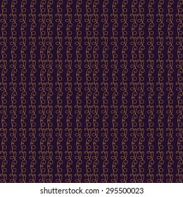 Simple pattern with abstract ornament on dark background