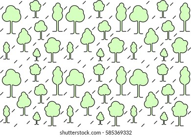 simple pattern (background) with trees 