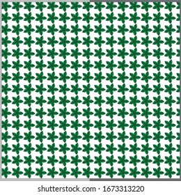 Simple  pattern background .white green and black color pattern. 