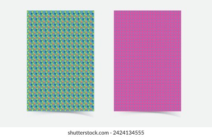Simple pattern backgrounds design, vector.