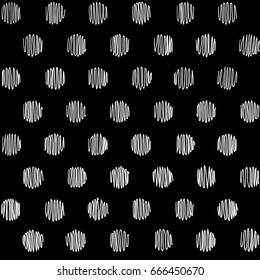 Simple pattern of circles. Texture with monochrome elements.