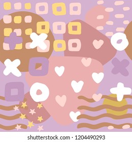 A simple pattern for creating textures for fabrics, T-shirts, invitations, pencil cases, napkins, bags, pillows.