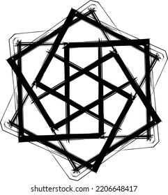 diseño sencillo de patrón creativo color negro diseño del logotipo