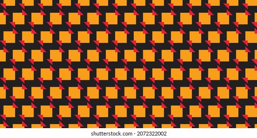 Simple pattern design template. Vector fabric seamless pattern. Minimalistic geometric pattern, great design for any purposes.