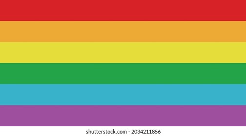 SIMPLE PATTERN FLAG OF LGBTQ