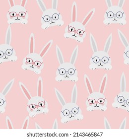 simple pattern funny small rabbit